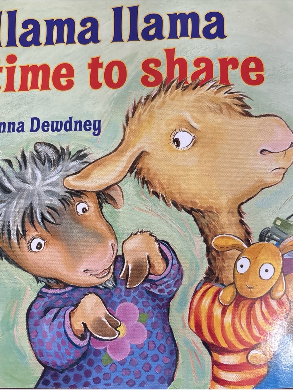 Scholastic Llama Llama Illustrated Cover — Red, Purple, Blue, Tan